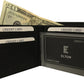 E Elton Men's Genuine Lambskin Smooth Leather Bifold Wallet Holds up to 8 Cards