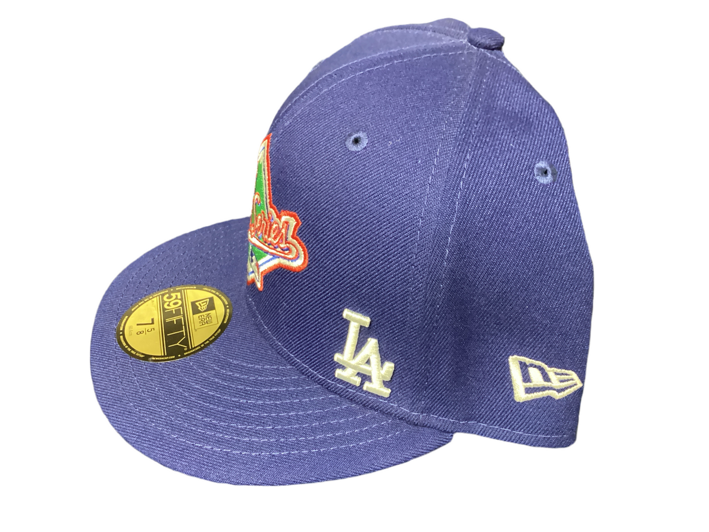 Los Angeles dodgers 1988 World Series 59fifty blue fitted cap 7 5/8