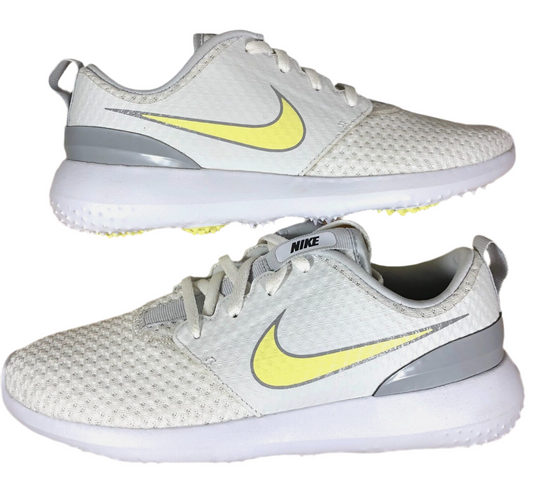 New Nike Roshe G Golf Shoes Summit White Light Zitron CD6066-101 WOMENS Size 7 New $150