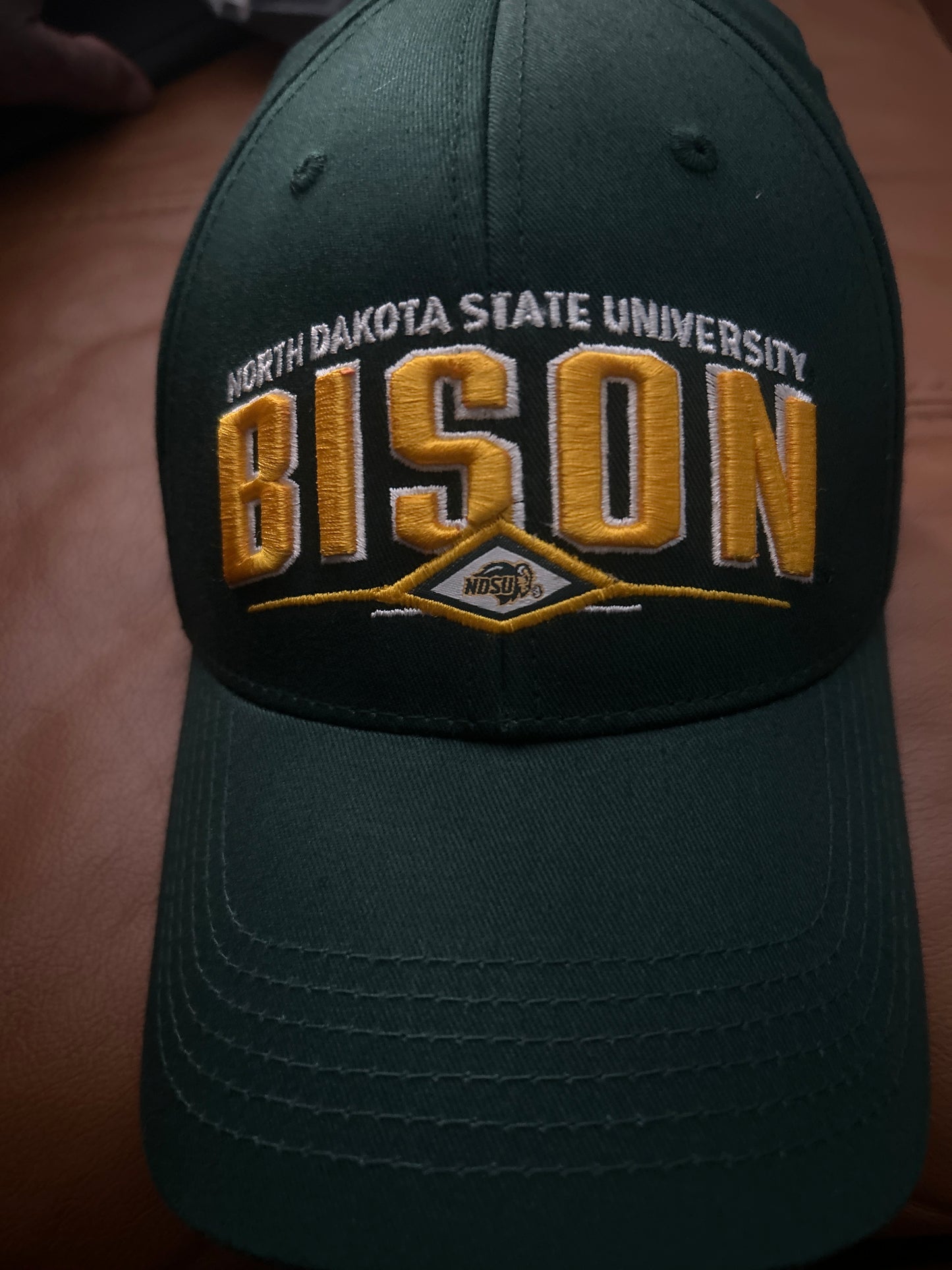 North Dakota state Bison SnapBack Green