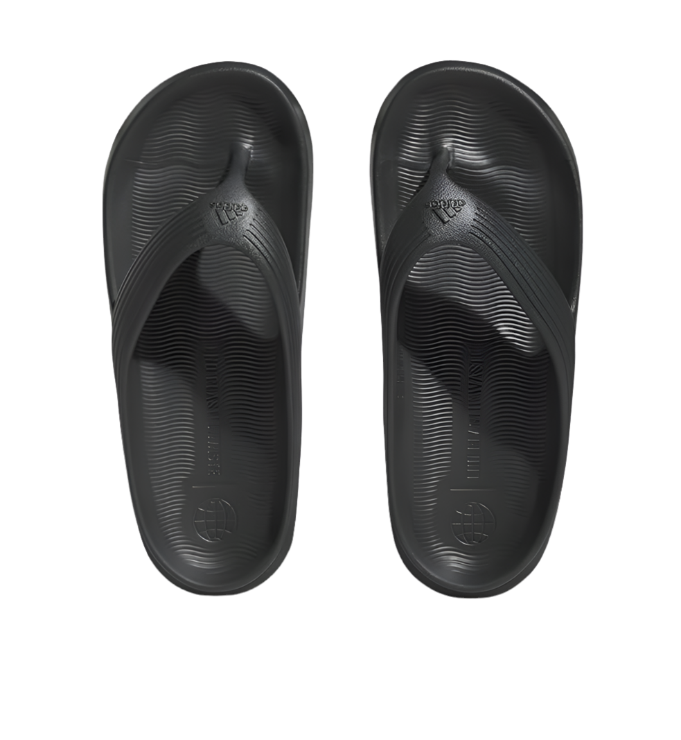 adidas Adicane Mens Flip Flops Black Unisex 7 Men 8 Women