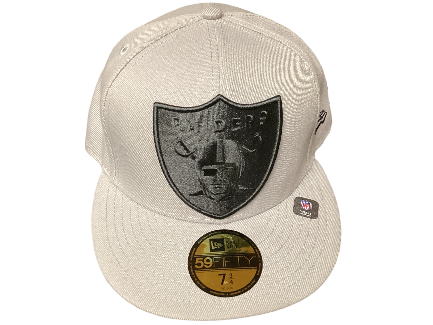 New Era Las Vegas Raiders NFL Logo Fitted Cap 7 3/4