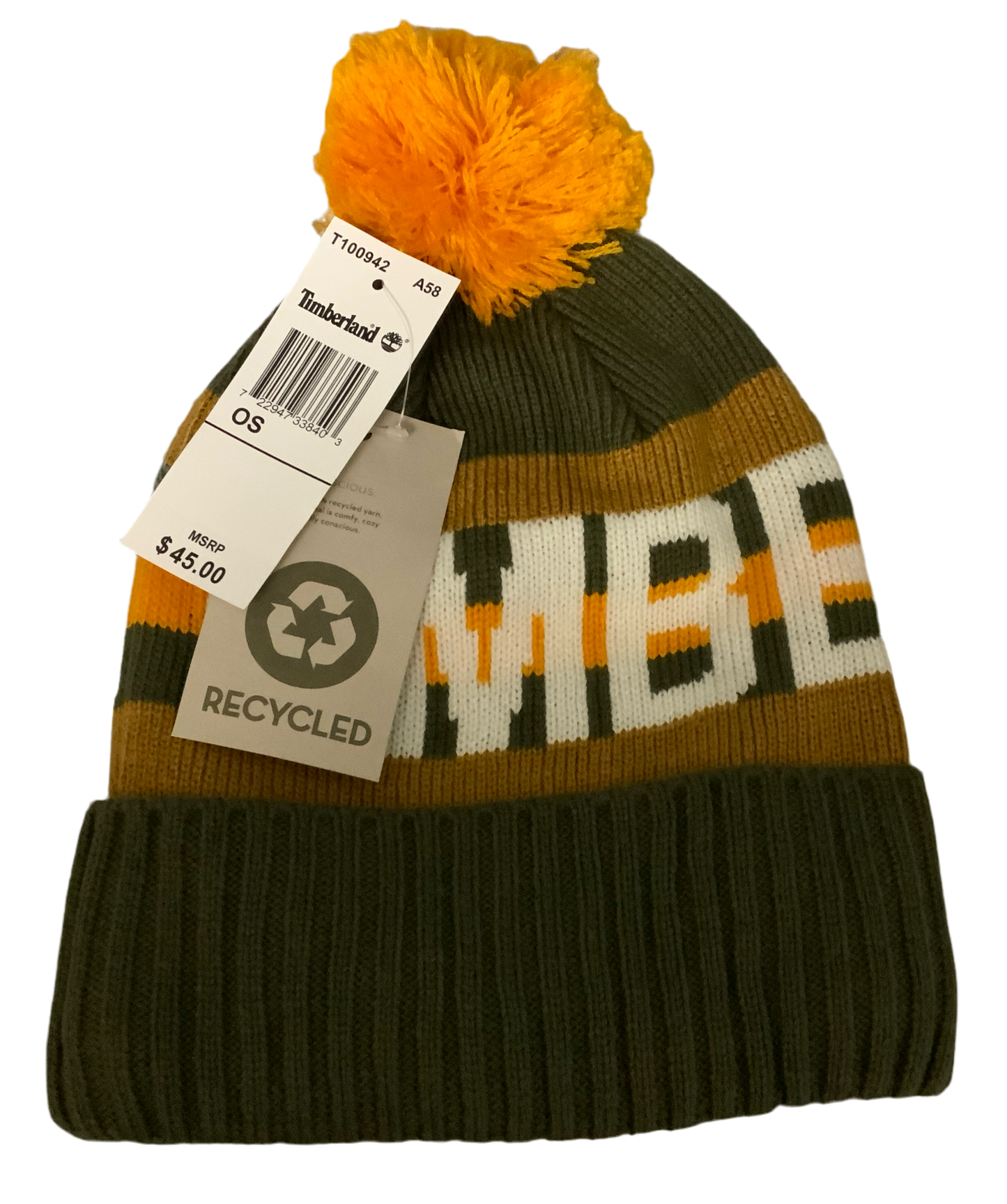 Timberland Beanie New $45