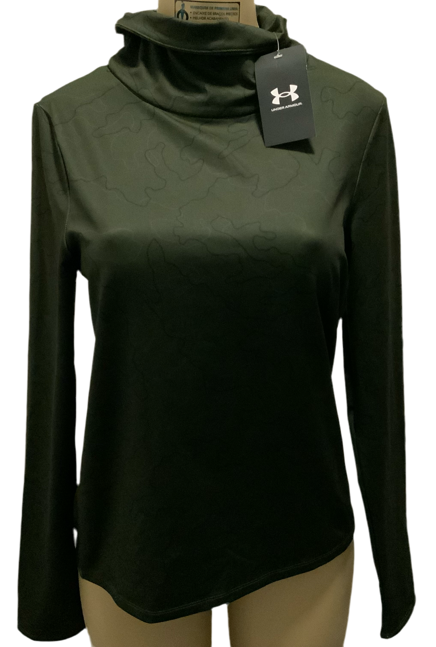 Under armour women’s pullover long sleeve medium green New $50