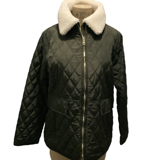 Michael Kors Women's Quilted Large Olive Jacket New $250