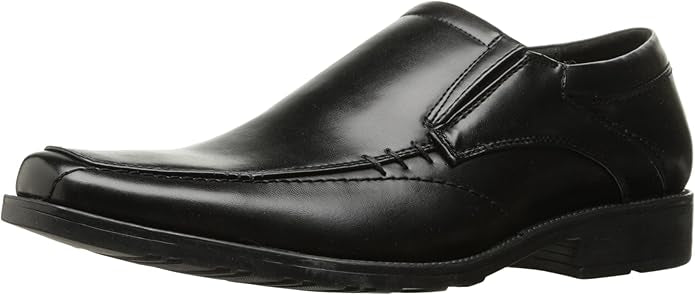 Kenneth Cole REACTION Men's Slick Deal Slip-On Loafer, Black, 7 M US