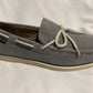 Eastland men Yarmouth grey canvas moc 12 new