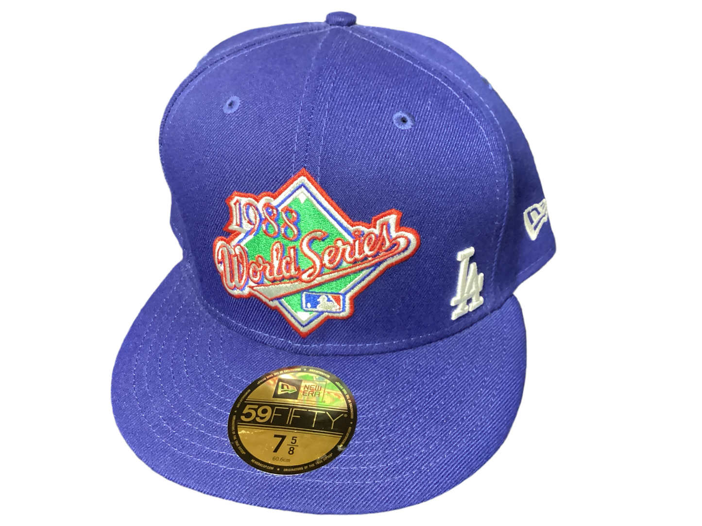 Los Angeles dodgers 1988 World Series 59fifty blue fitted cap 7 5/8