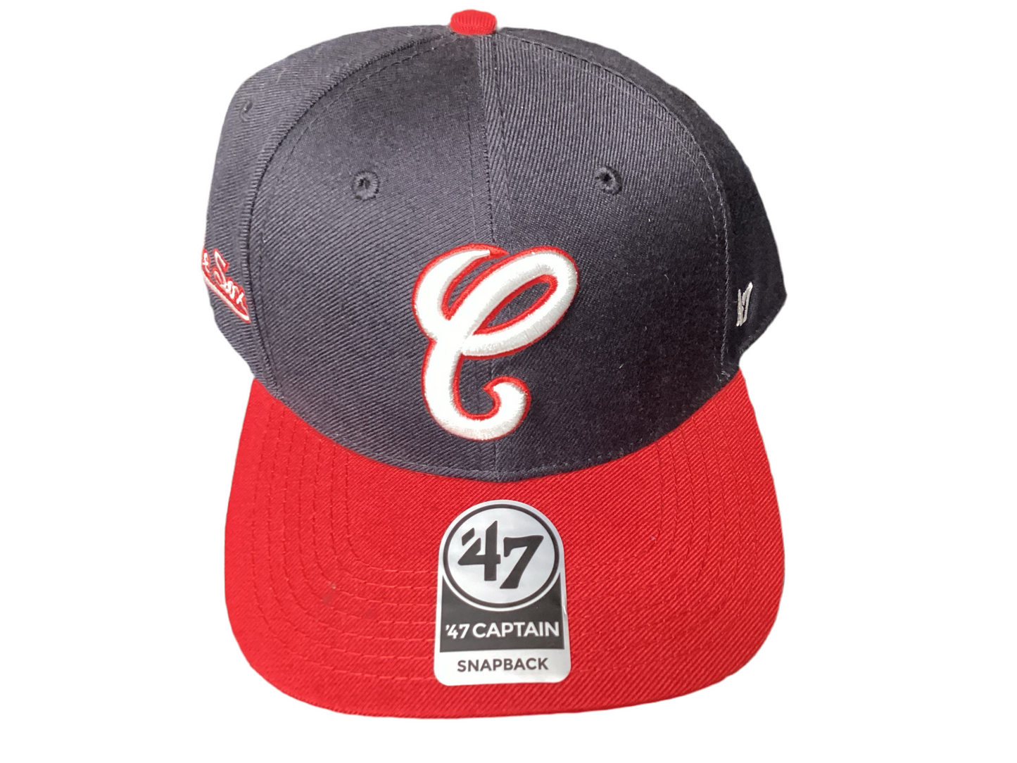 Chicago white Sox snap back captain retro. Black red 47 brand