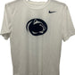 Nike Mens Penn State Dry fit Tee Large White New