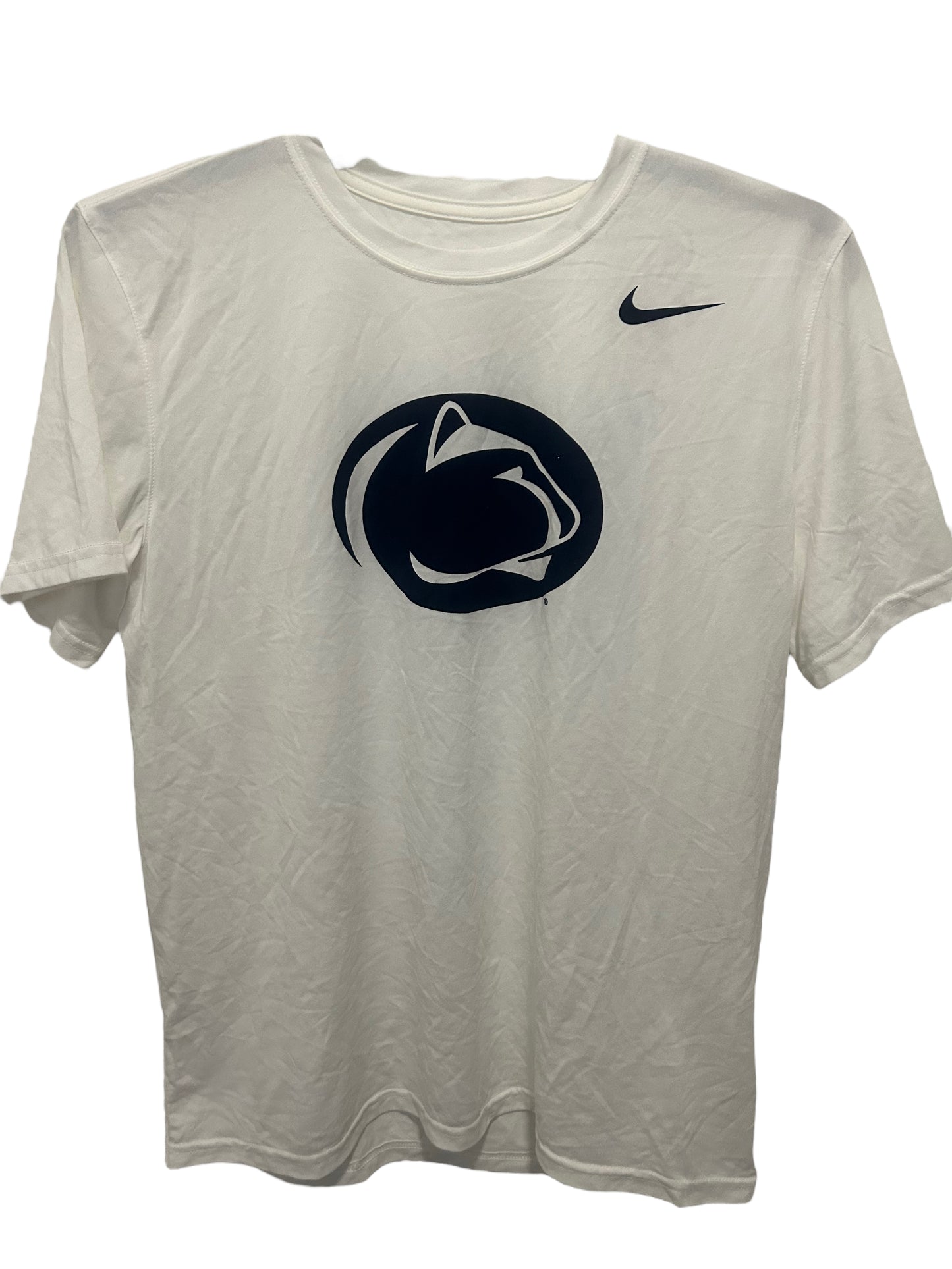 Nike Mens Penn State Dry fit Tee Large White New