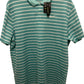 Nike Mens Standard Fit Golf Shirt 2XL GreenStripe