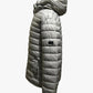 Michael Kors mens Quilted Puffer Jacket with Hoodie Large Grey new $268