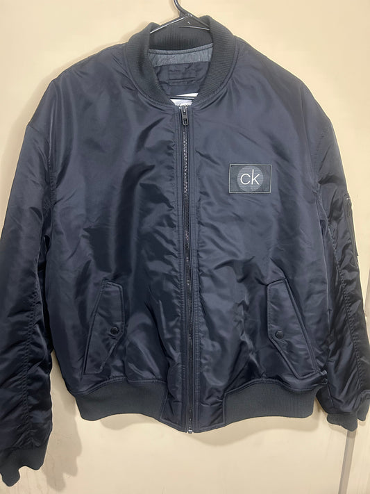 Calvin Klein men’s bomber black XL new $159