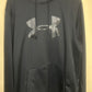 Under Armour Men's Armour Fleece Big Logo Graphic Hoodie XXL Black new $55