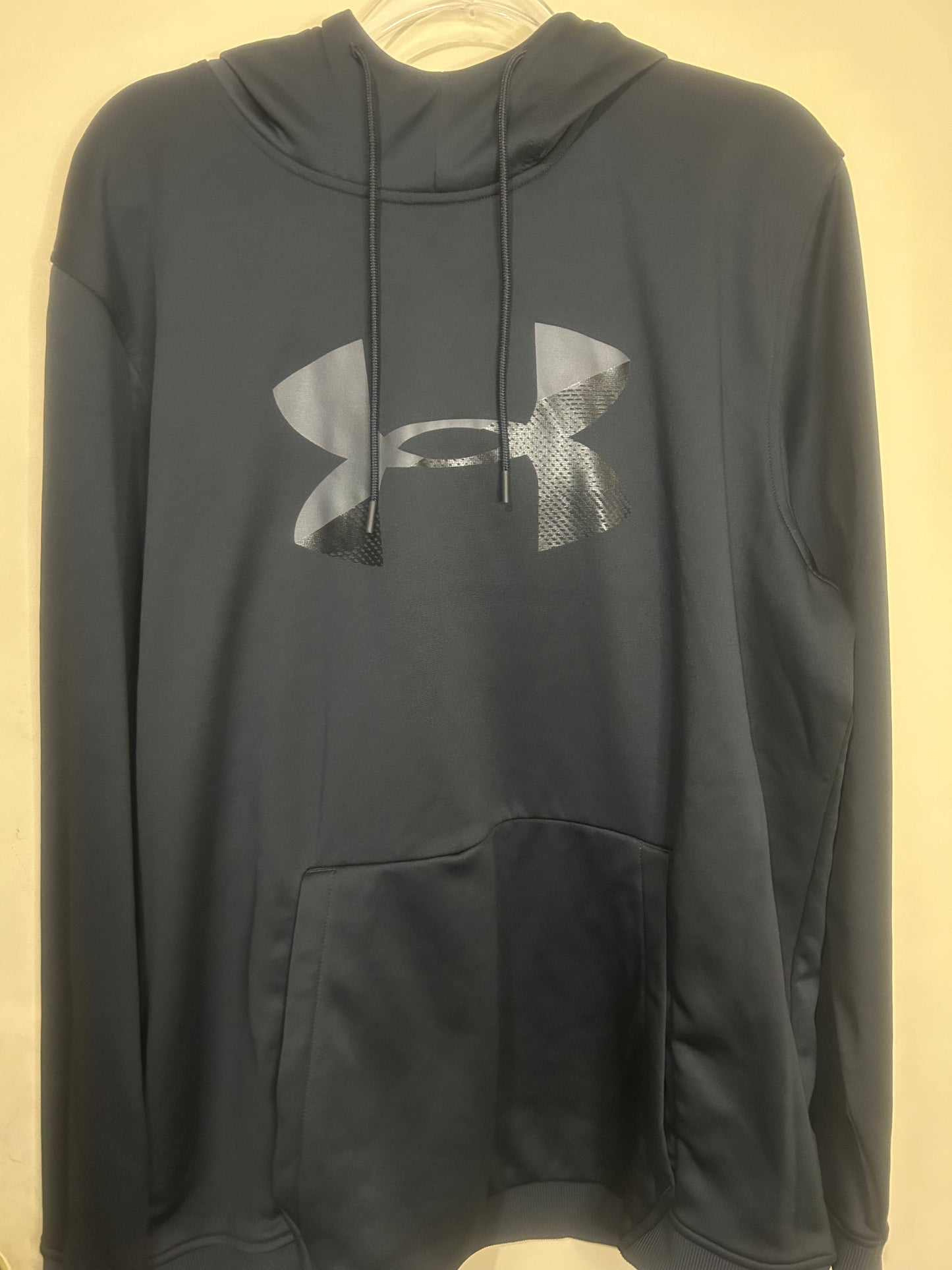 Under Armour Men's Armour Fleece Big Logo Graphic Hoodie XXL Black new $55