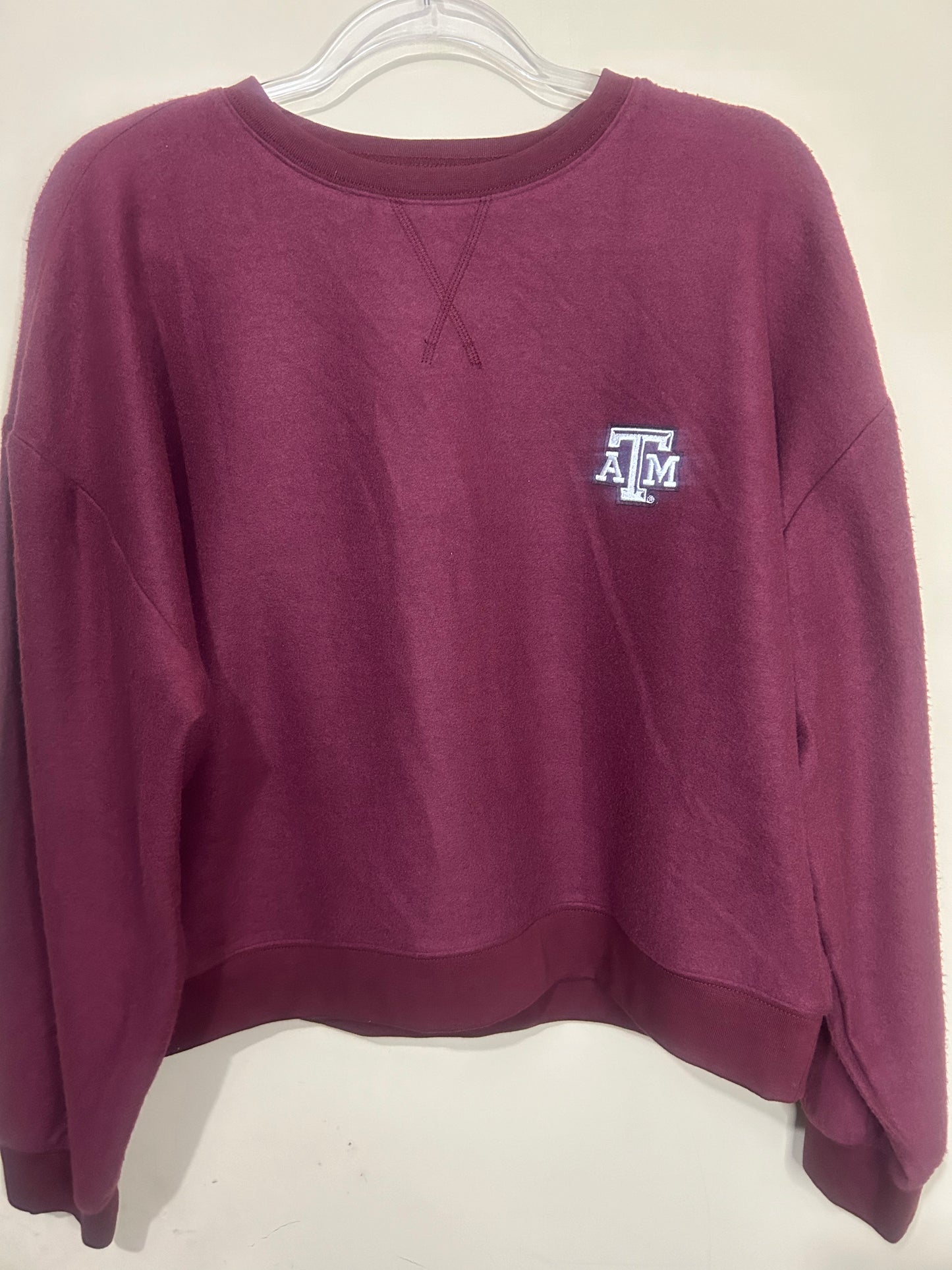 Texas A & M women’s fleece Large Maroon new $79