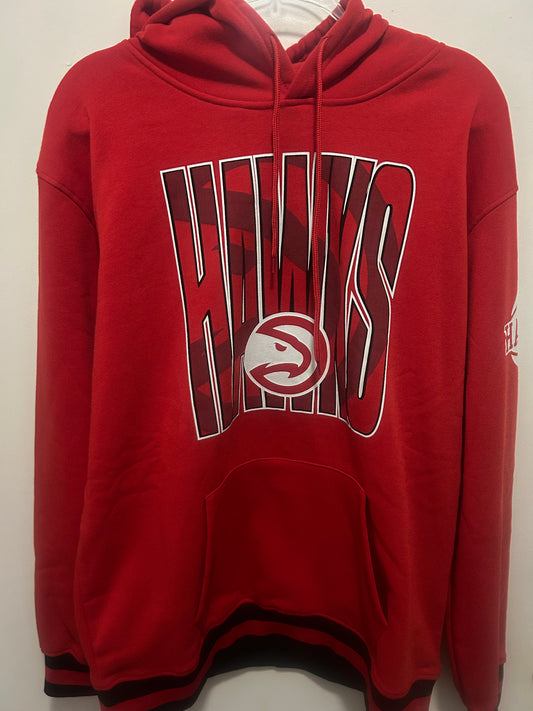 Atlanta Hawks rise up Hoodie Large Red new $75