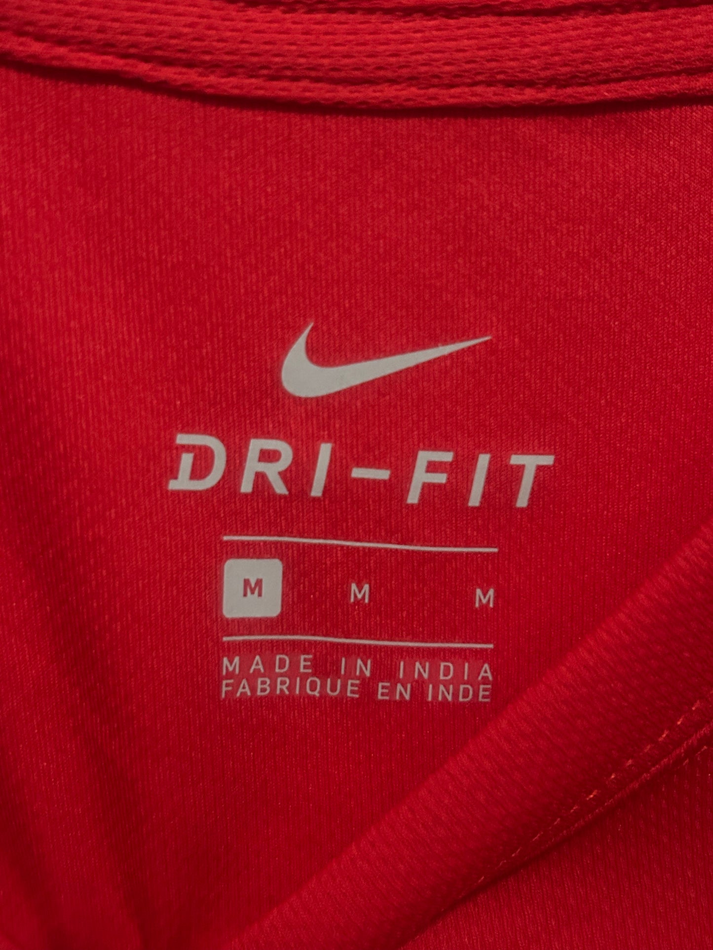 Nike men’s drifit tee medium red new