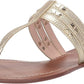 kate spade new york Women's Carol Sandals 6.5 Pale Gold